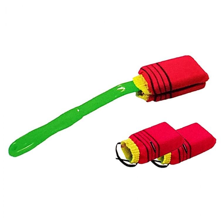 [미르]국산 깔끔 양면 등밀이봉 때밀이 타올 목욕용품 때타올 이태리타올