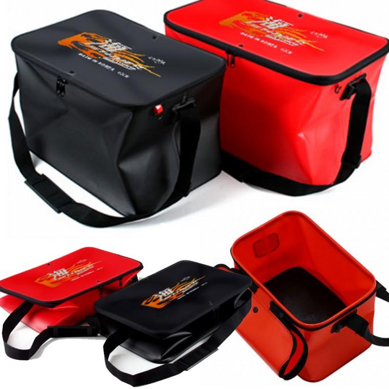 국산 유니피스 접이식 밑밥통 특수코팅처리 내마모성 미끄럼방지 낚시 밑밥통 다용도 멀티가방 케이스