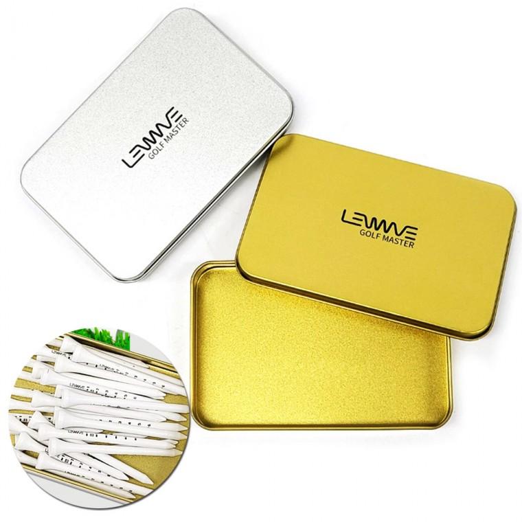런웨이브 골프마스터 메탈 골프티케이스 실버 골드 골프 티케이스