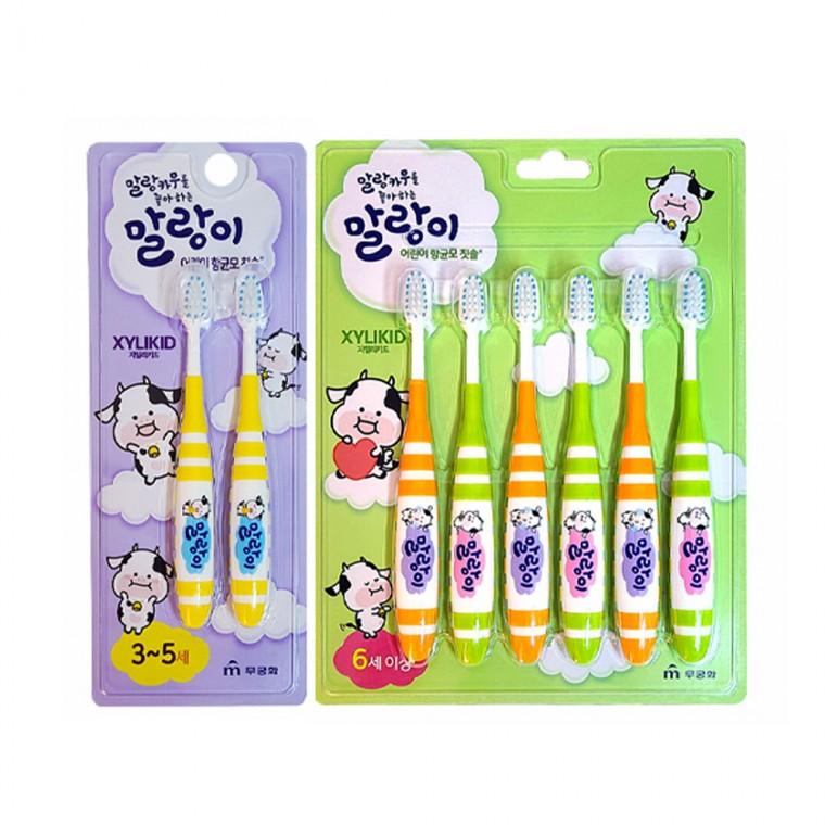 자일리키드 말랑이 어린이 칫솔 항균모 치솔 3세 5세 6세이상