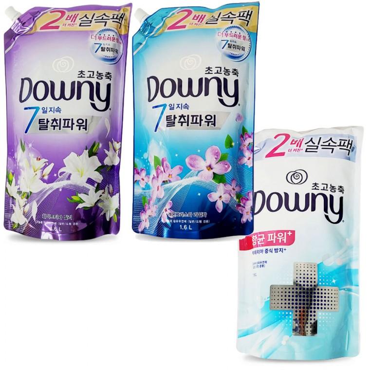 다우니 고농축 섬유유연제 7일지속 탈취파워 생화향기 컬렉션 항균파워