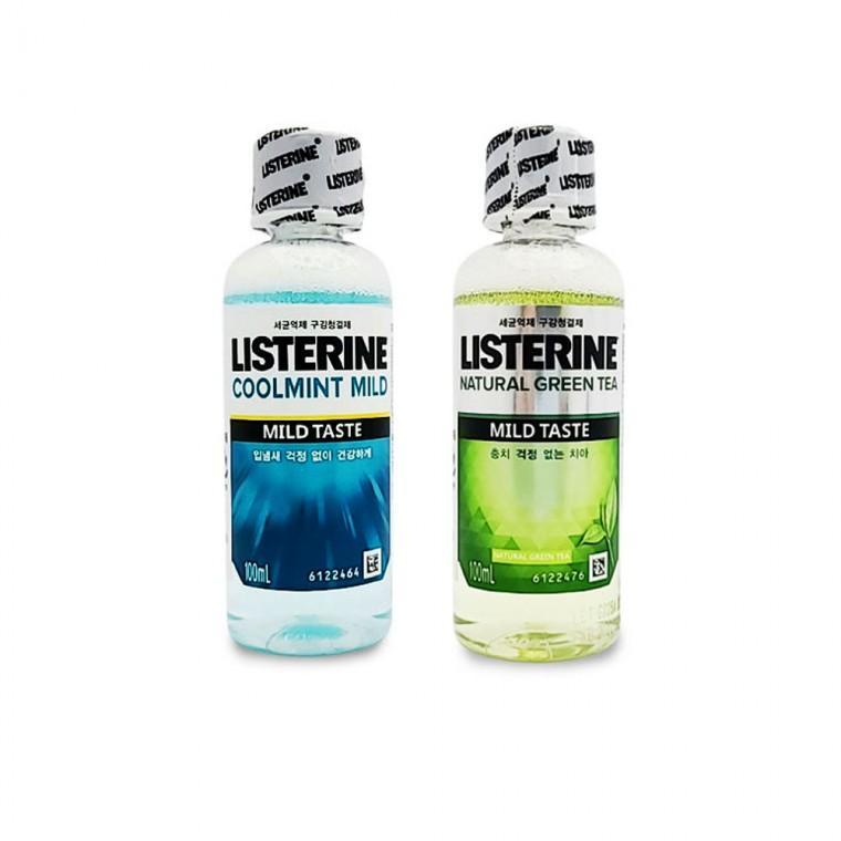[미르]세균억제 리스테린 구강청결제 가글 쿨민트 그린티