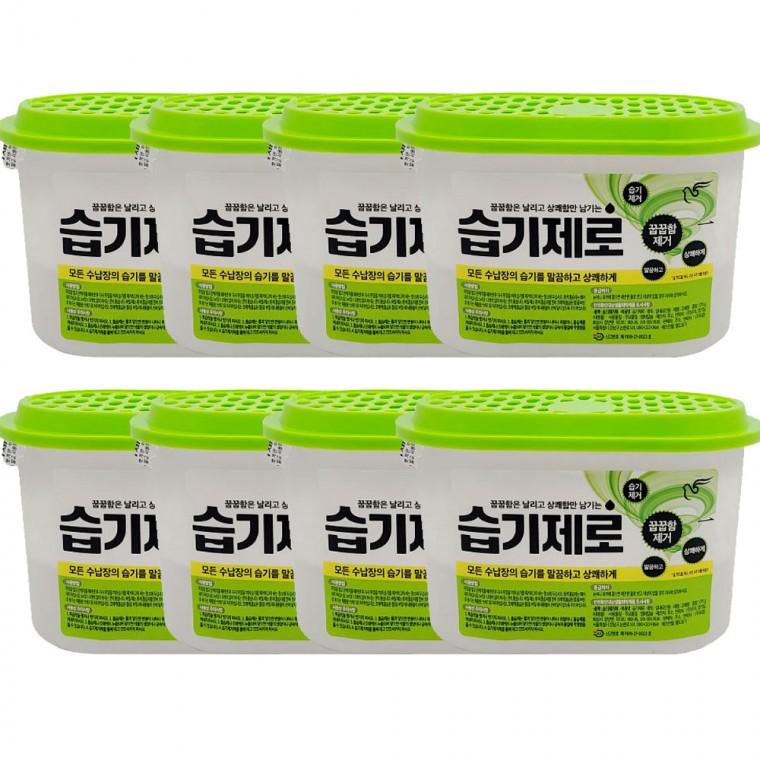 피죤 강력 제습제 습기제로 8개입 유해물질 무첨가 습기제거제 곰팡이방지 냄새방지