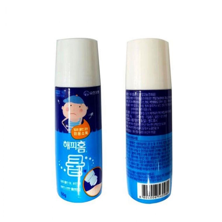 유한양행 해피홈 쿨액 50g 벌레물린곳 롤온