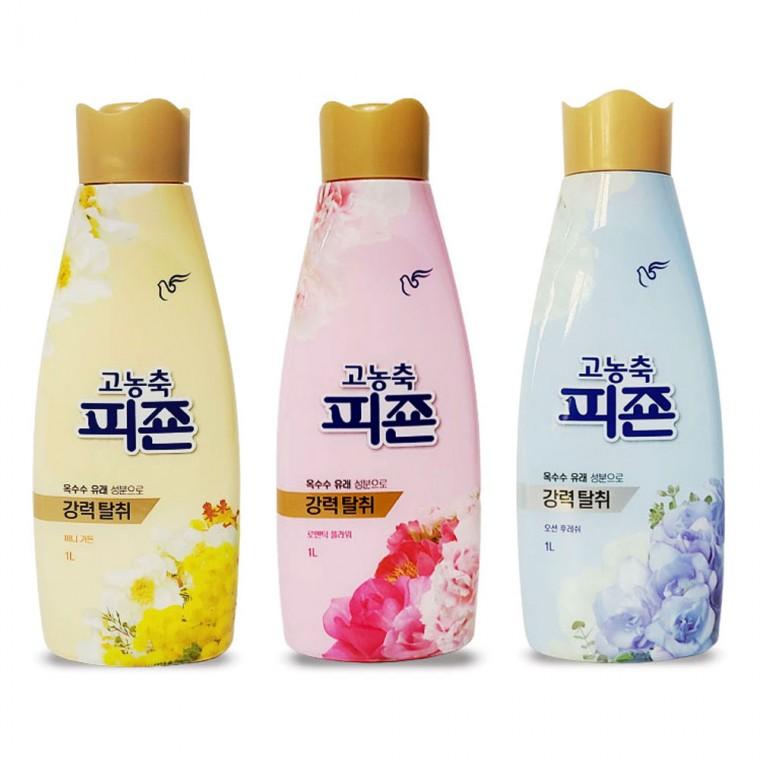 피죤 NEW 고농축 섬유유연제 강력탈취 써니가든 로맨틱플라워 오션후레쉬 세탁 세제