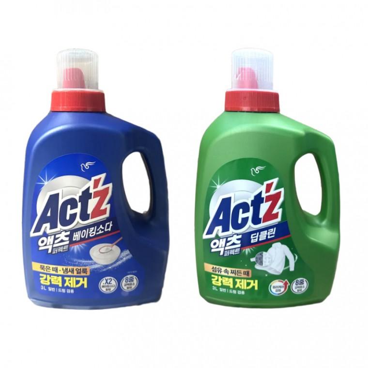 피죤 드럼겸용 액츠 퍼펙트 베이킹소다 딥클린 3L 액체세제 세탁세제