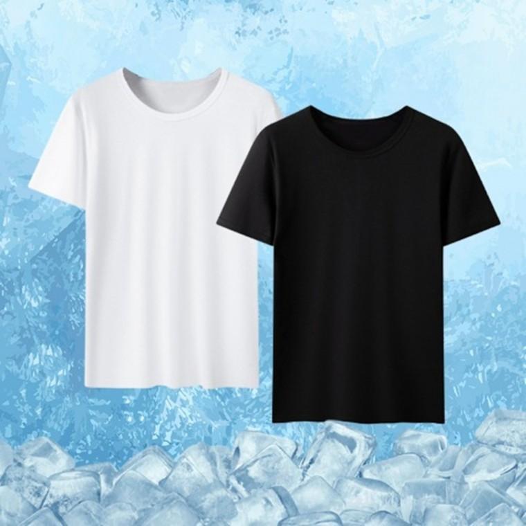 남자 베이직반팔 여름 무지 레이어드 라운드 쿨 면 반팔 티셔츠