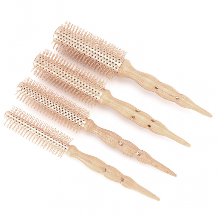 돈모 열판 헤어 드라이 중간롤빗 뿌리 볼륨 롤빗 브러쉬