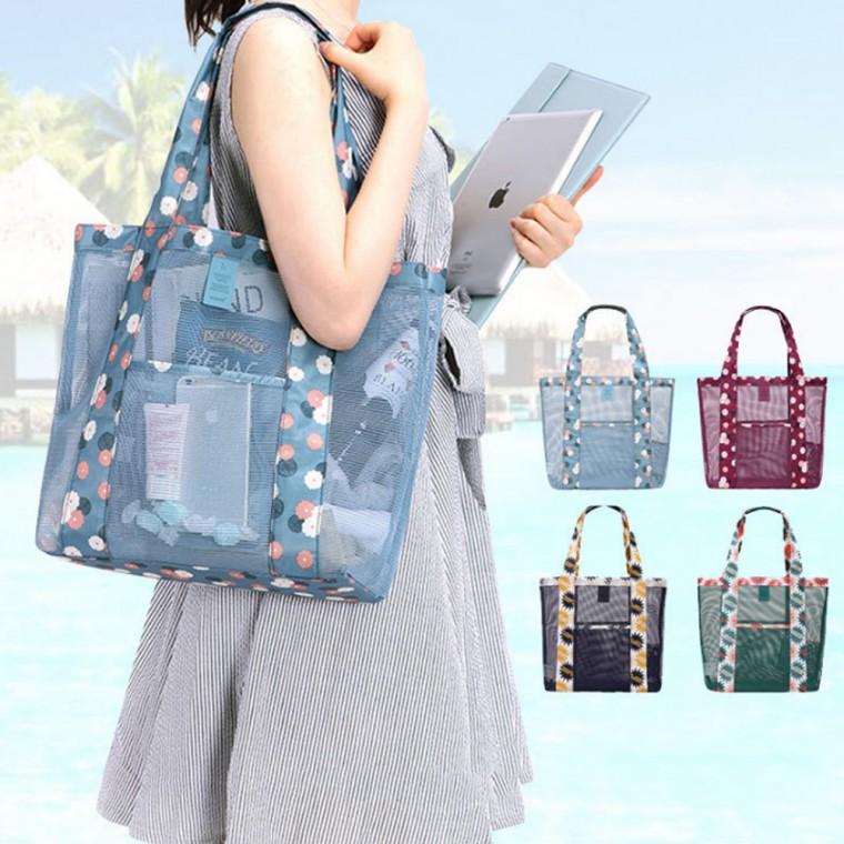 여름 해변 워터파크 물빠지는 비치백 가방