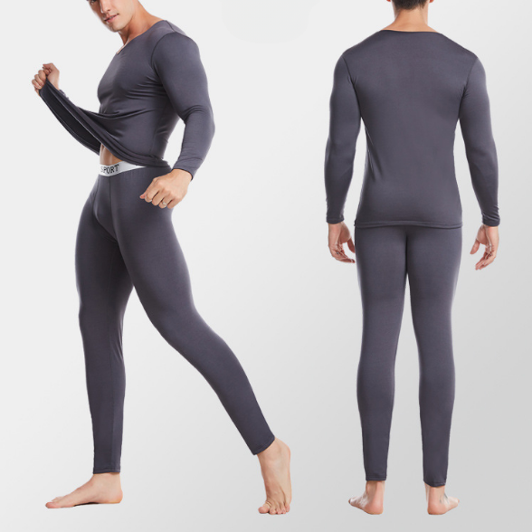 남성 겨울 텐셀 골지 상하 내복세트