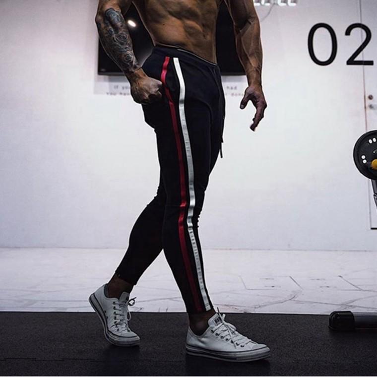 남자 조거 스키니 스판 헬스 트레이닝 바지
