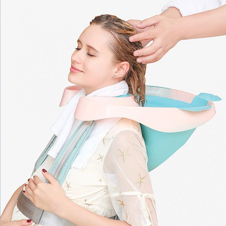 접이식 머리감기 환자 노인 임산부 세발기 머리감기기