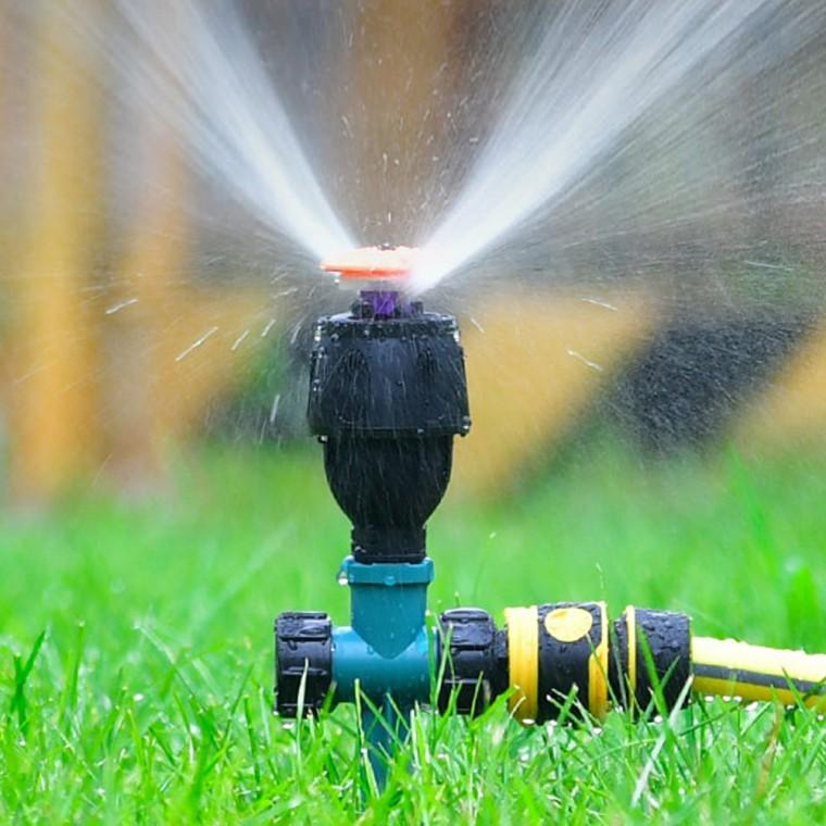 다용도 1자 스프링쿨러 정원 텃밭 잔디 360도 회전 스프링클러 헤드 비닐하우스 물분사기