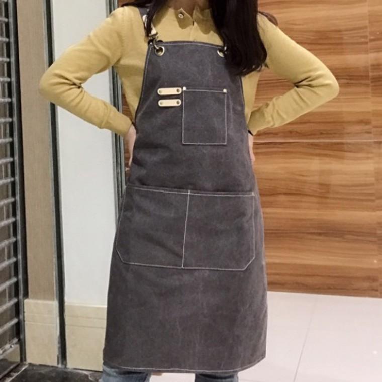 패브릭 앞치마 남녀공용 리빙 카페 바리스타 공방 주방 베이킹 집들이선물