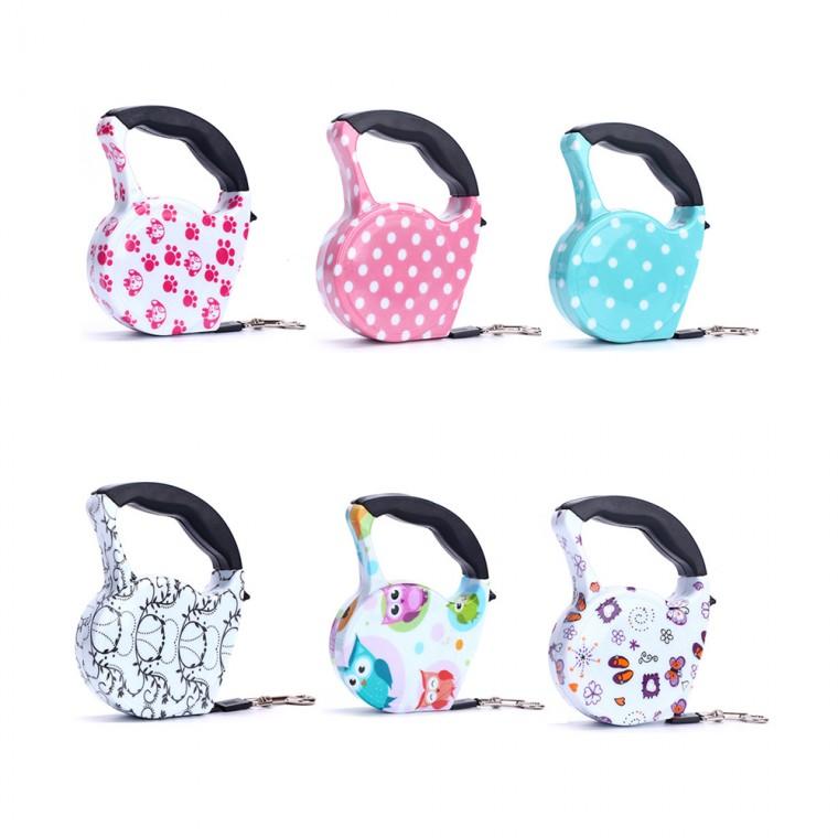 패턴 애견리드줄 5M 강아지 자동리드줄 산책 애견목줄 개목줄 산책줄 애견 외출용품