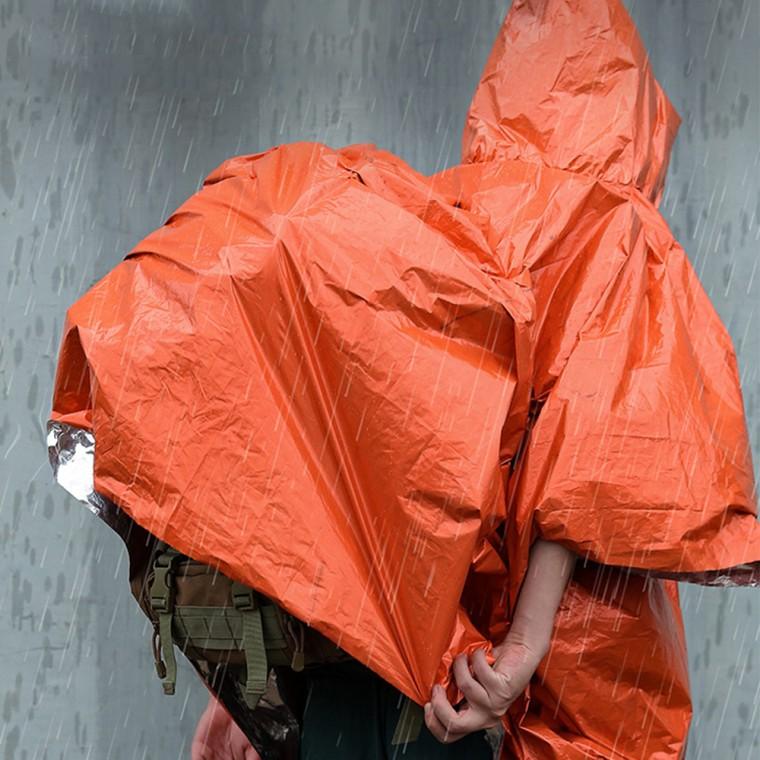 다용도 양면우비 등산 백패킹 캠핑 휴대용 비옷 방한복 방수