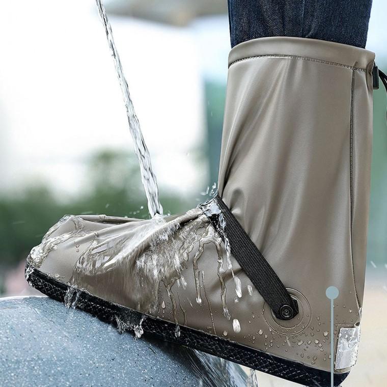 신발 방수커버 지퍼형 장마철 신발 보호 실리콘 덮개 슈즈 레인커버 워터슈르프 논슬립