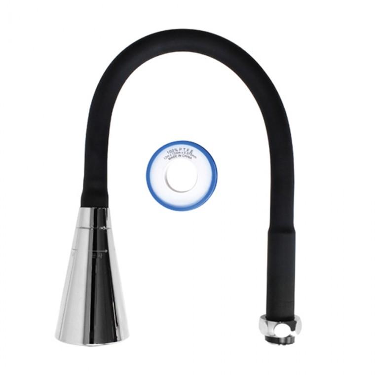 고급 코브라 일자 튜브형 물때방지 분사 싱크대 수도꼭지 교체 부속품