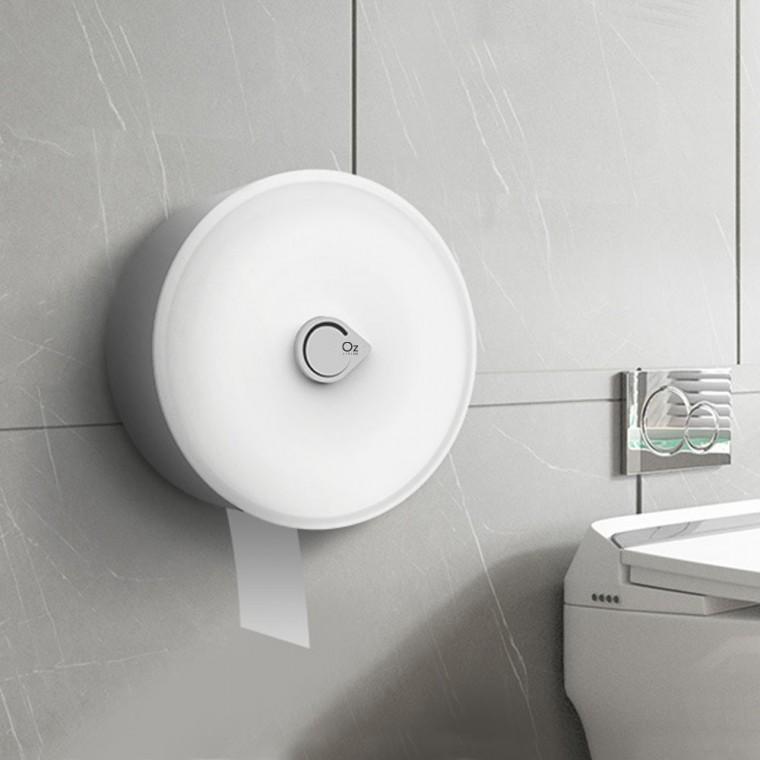 심플 점보롤 케이스 폰거치 벽걸이 점보롤 디스펜서 화장지 휴지걸이 돌려서오픈