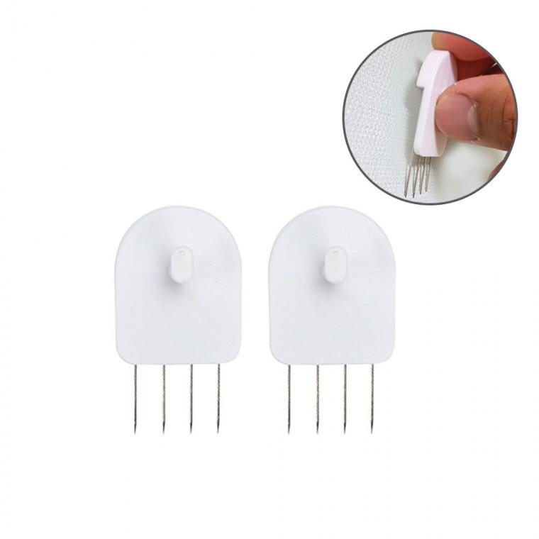 무타공 벽지꽂이핀2P 사진 액자 선반 걸이 고리 후크