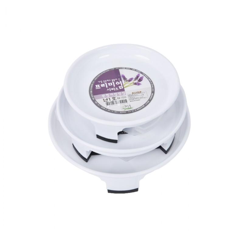 화분 난 원형 서랍 받침대 물받침 식물 물받이 다이 베란다 장식