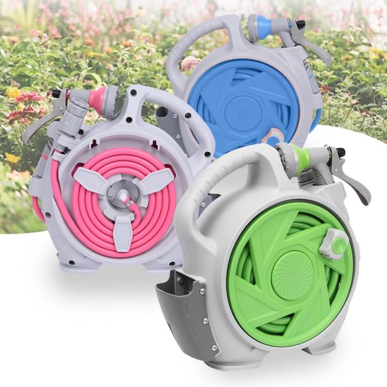 포켓 릴호스 고압분사 물호스 세차 정원 베란다 청소 물분사기