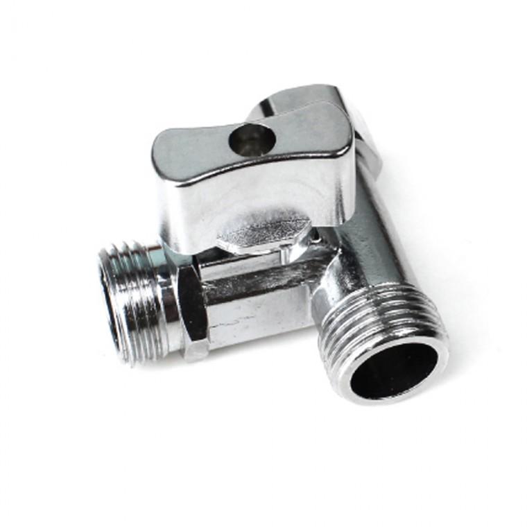 황동 T밸브 스프레이건 샤워기 수도밸브 연결 어댑터 티밸브