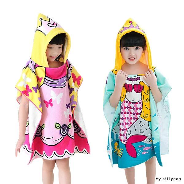 [도매직방]아동용 비치타올 목욕수건 비치가운 타월