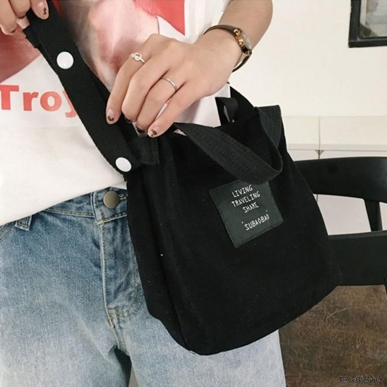 [도매직방] 리틀걸 솔리드미니 에코백/미니백/크로스백