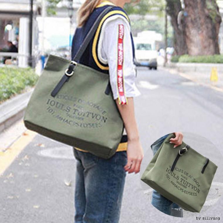 [도매직방] 리틀걸 간지니혼복고 캔버스 에코백