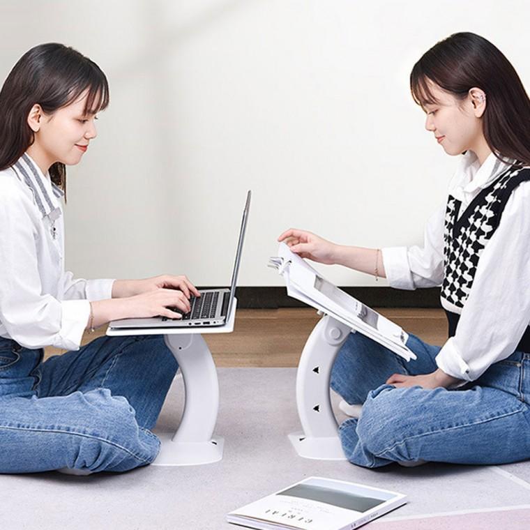 휴대용 노트북테이블 노트북거치대 받침대 트레이 태블릿스탠드 독서대 각도조절
