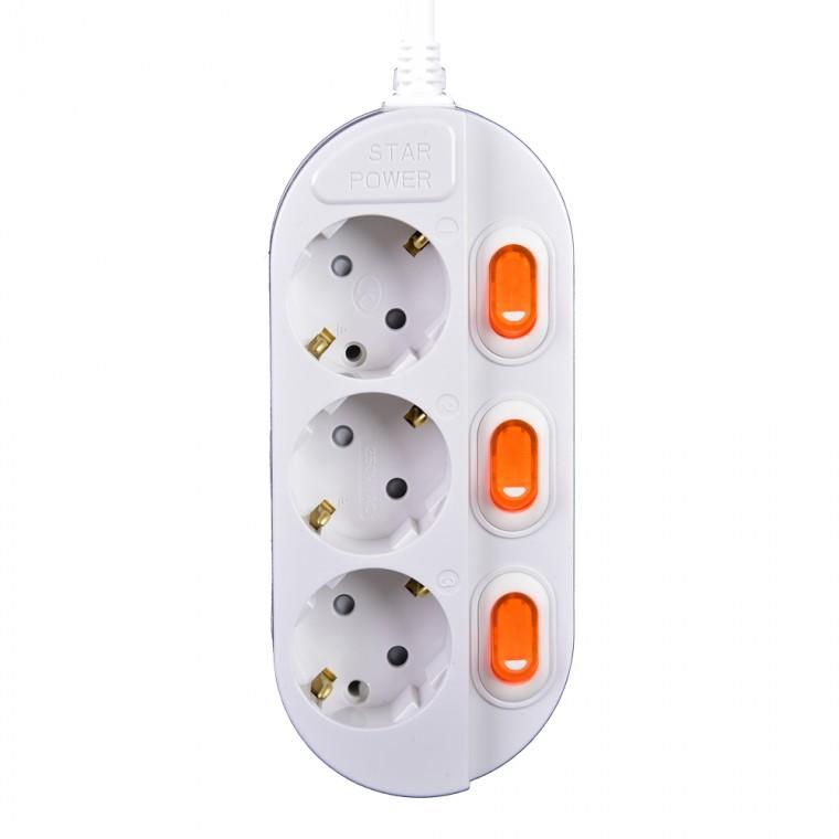 국산 개별스위치 멀티탭 3구 절전형 멀티콘센트 안전멀티탭