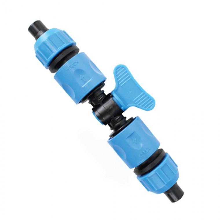 호스중간밸브 원터치 호스 길이연장 어댑터 호스연결 호스밸브