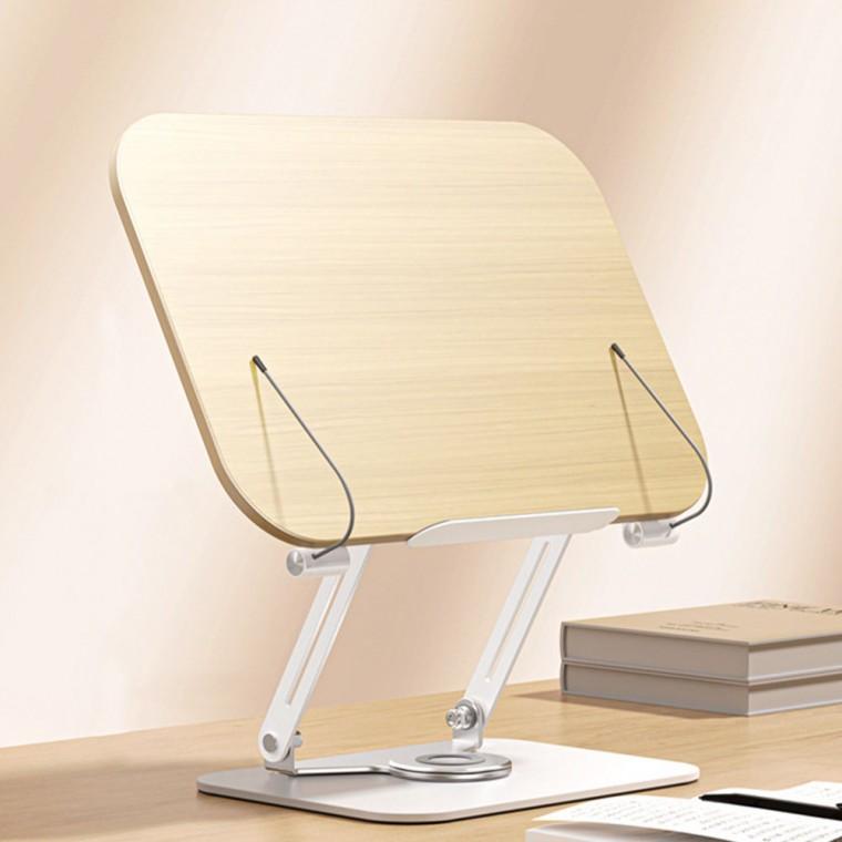 라이트 우드 독서대 각도 높이조절 논슬립 접이식 리딩데스크 태블릿 노트북 거치대 받침대 북스탠드