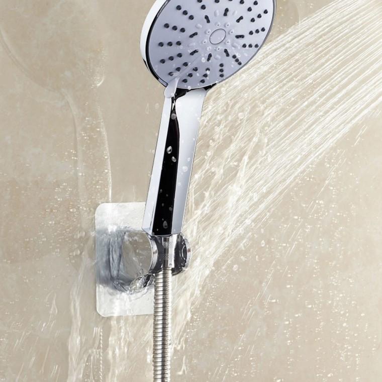 강력접착 A8 각도조절 샤워기걸이 무타공 샤워기 걸이 거치대 홀더 고정