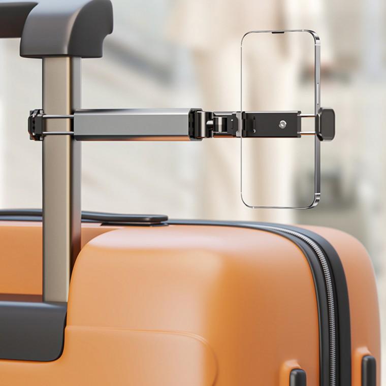 휴대용 폰거치대 E02 컴팩트사이즈 기내용 주방 거실 유모차 캠핑 야외 휴대폰 홀더 거치대 360회전 집게형