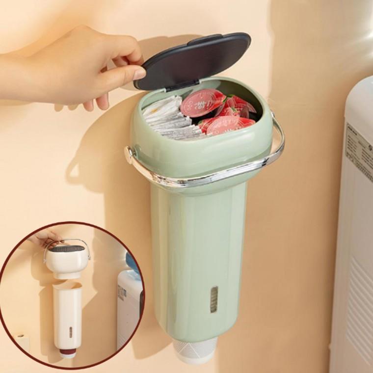 뚜껑 수납형 컵디스펜서 종이컵홀더 보관함 정수기 커피 사무실 병원 종이컵거치대