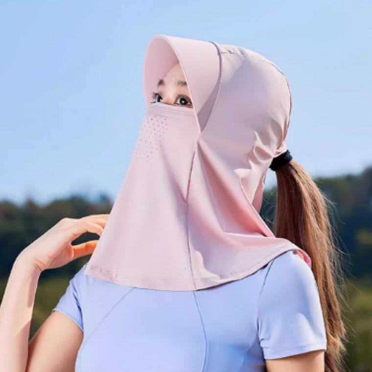 M20 캡 바라클라바 머리 목 전면마스크 넥쿨러 등산 골프 물놀이 일체형 모자 자외선차단 햇빛가리개 썬캡