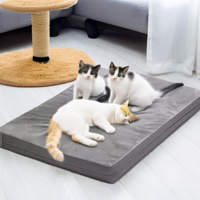 양면 애견매트 논슬립 방수 방습 대형견 매트리스 강아지 방석 쿠션 침대 73X45