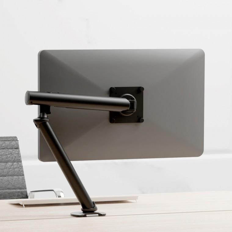 M6 싱글 모니터암 36인치 컴퓨터 모니터 벽면밀착 받침대 거치대 스탠드 데스크태리어 게이밍 사무실