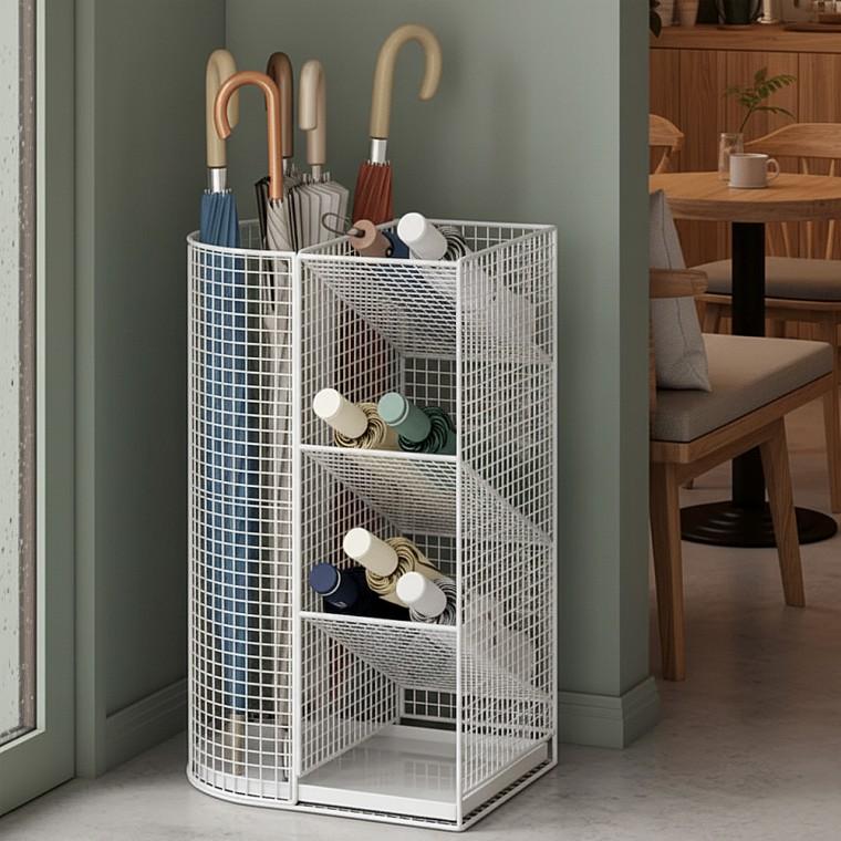 대용량 우산꽂이 장우산 단우산 보관함 병원 카페 학원 현관 투블럭 우산 정리대 걸이 U4