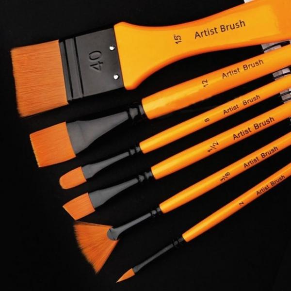 유화 아크릴붓 6종 세트
