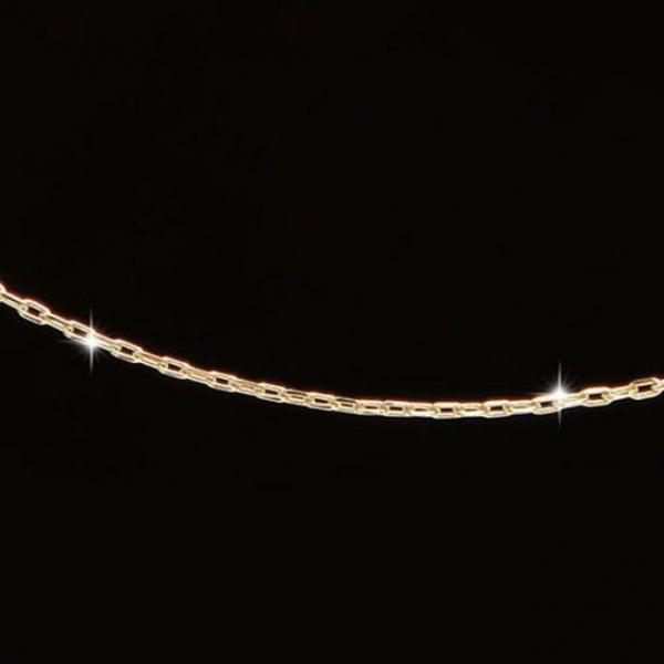 14K 금 앵글 골드 로즈골드 체인 목걸이 줄 기본형