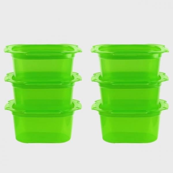 미라클 프레시존 냉동밥용기 밥보관 6p