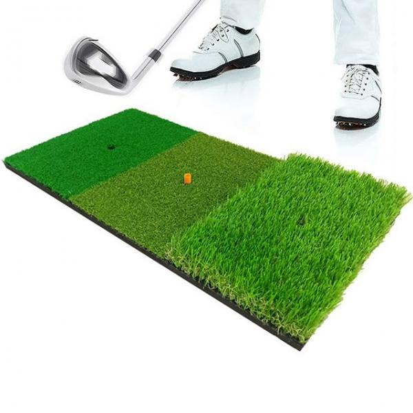 3존 골프 매트 스윙 퍼팅 연습 실내 인조 잔디 DD-12693