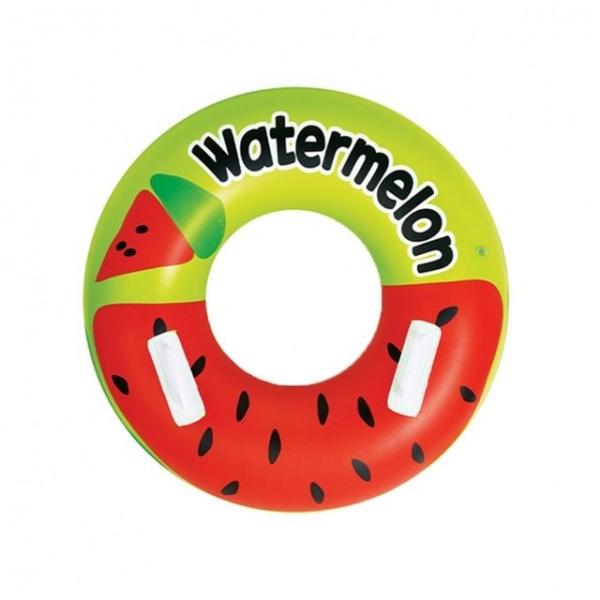 워터멜론 수박 75cm 어린이 이중 손잡이 원형 튜브