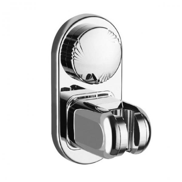 강력 2중 진공흡착 각도조절 간편부착 샤워기 거치대