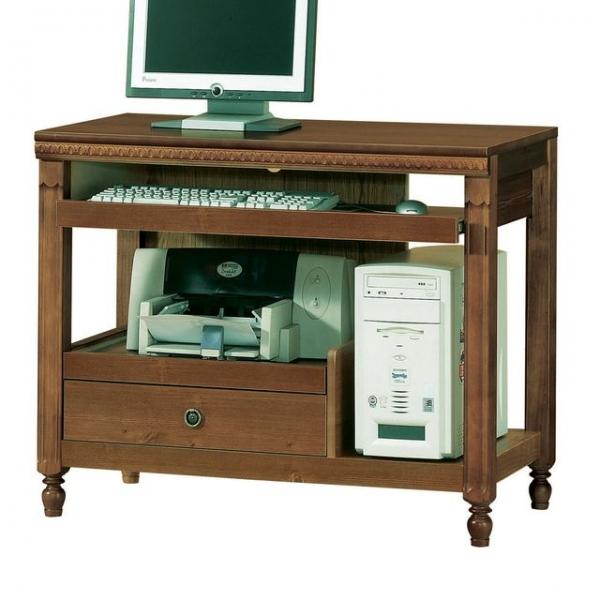 두러스 엔틱 원목 컴퓨터책상/입식PC테이블