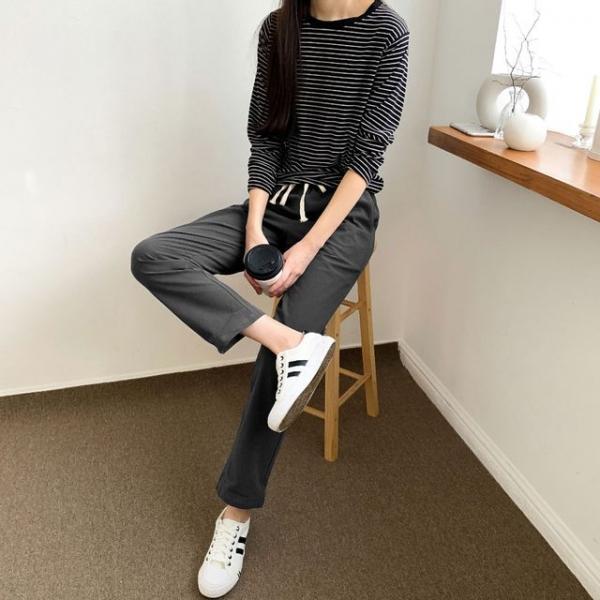 남여공용 빅사이즈 허리밴딩 면바지 5컬러 (XL~9XL)