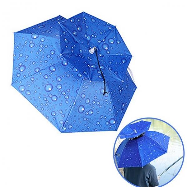 양손의자유 더블 핸즈프리 모자 우산 양산 DD-10876